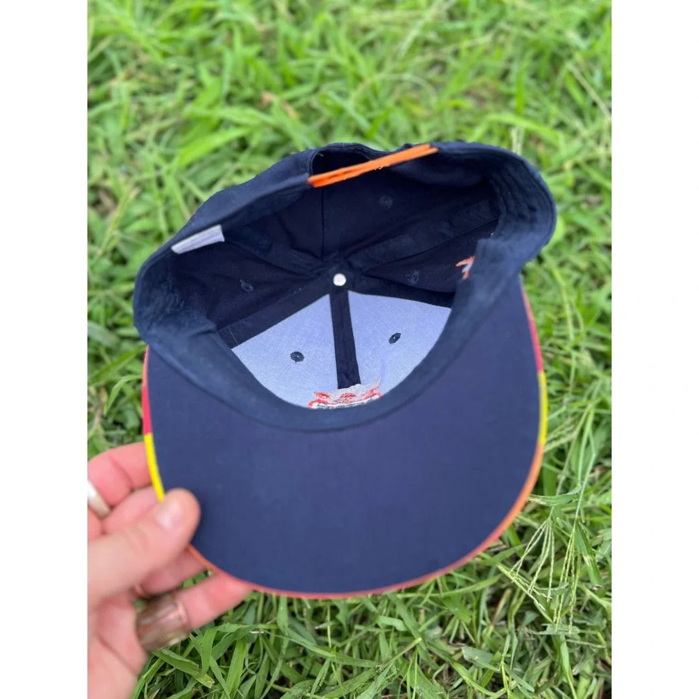 Kids Houston Astros Buddies Club Hat BBVA Fan Club Snapback Baseball Cap Striped